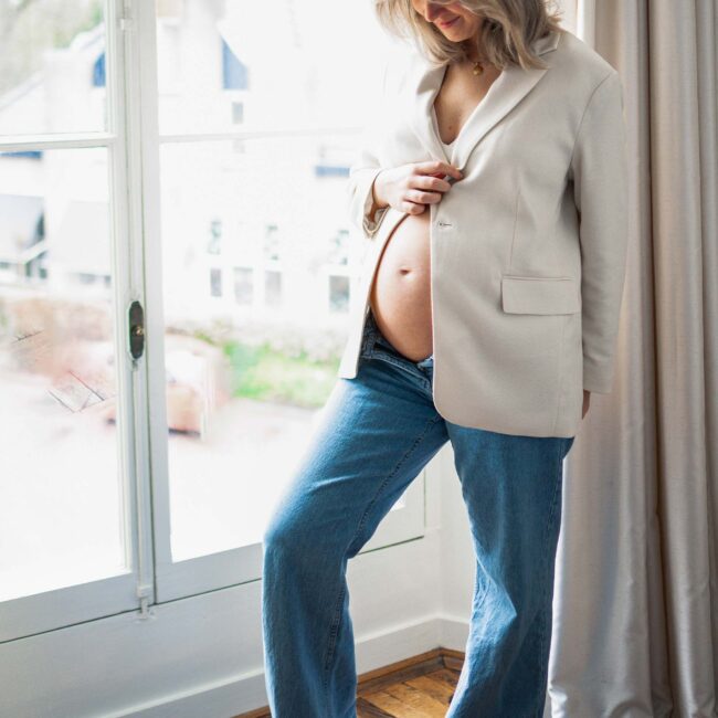 zwangerschapsfotogradie thuis